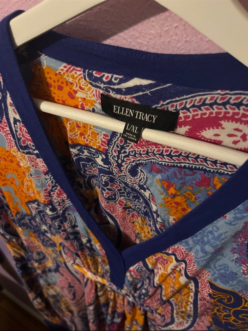 Ellen Tracy Caftan Cover Up L XL